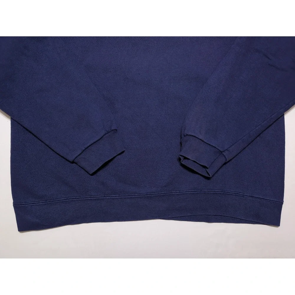 POLO RALPH LAUREN Sweatshirt Mens Large Navy Blue Excellent Vintage Made in USA